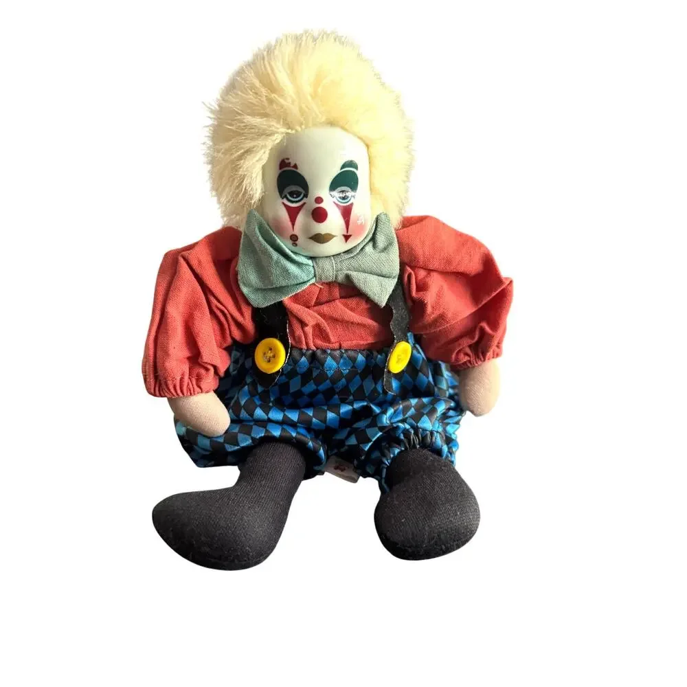 Made In Thailand VTG Porcelain‎ Clown Sand Bag Body